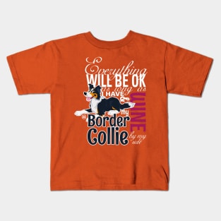 Everything will be ok - BC Trico & Wine Kids T-Shirt